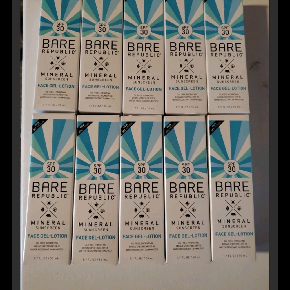 Spf face gel lotion